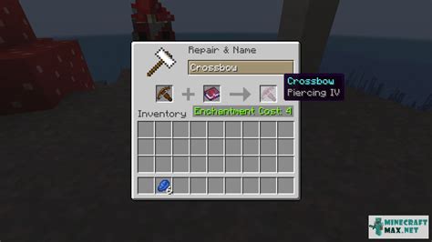 perforation minecraft enchantement.